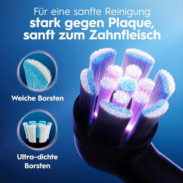 Електрична зубна щітка Oral-B iO Series 2, чорна (набір: 2 щітки Night Black та Calm Pink, 3 насадки, футляр)