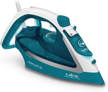 Парова праска Calor Easygliss Plus FV5719C0, 195 г/хв, бірюзова