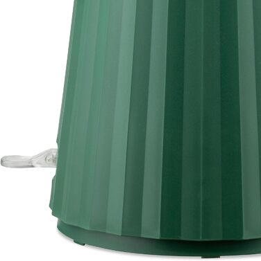 Електричний чайник Alessi Plissé MDL06 GR, 1.7 л, зелений, з термопластичного матеріалу, 2400 Вт, європейський стандарт