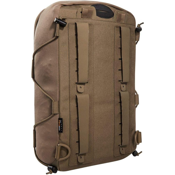 Тактична підсумкова сумка Tasmanian Tiger TT Tac Pouch 14, 10 л, з MOLLE Reverse, додаткова кишеня для рюкзака, EDC чи медичного спорядження, 37×22,5×10 см, койот