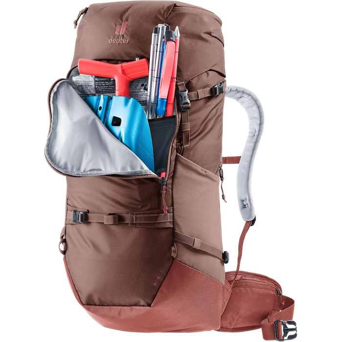 Жіночий рюкзак для снігоступів Deuter Rise 32+ SL, 32+ л, raisin-caspia
