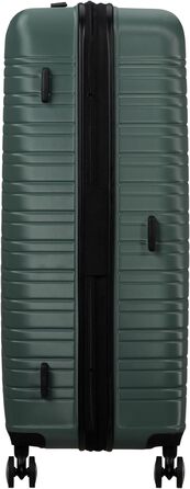 Валіза American Tourister Flashline Spinner L 78 см, 100/109 л, зелена (Dark Forest), жорсткий корпус