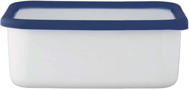 Емальований контейнер HoneyWare CLASSIC LINE 2,8 л з кришкою, висока, для зберігання їжі, термостійкий до 400°C, підходить для духовки, плити, гриля