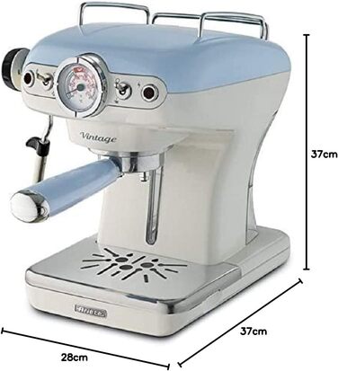 Кавоварка Ariete 1389 0,9 л, 900 Вт, синя, еспресо-машина