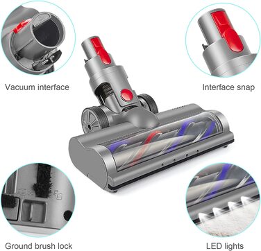 Насадка для пилососа ARyee, сумісна з Dyson V7/V8/V10/V11, для килимів