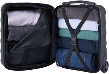 Валіза для ручної поклажі Cabin Max Luggage Trolley 40x30x20 см, 24л, Graphite