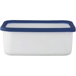 Емальований контейнер HoneyWare CLASSIC LINE 2,8 л з кришкою, висока, для зберігання їжі, термостійкий до 400°C, підходить для духовки, плити, гриля