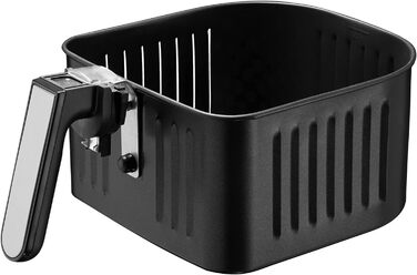 Tectake XXL аерофритюрниця 10,2 л, без олії, 8 програм, сенсорний дисплей, срібляста, рецепт у комплекті