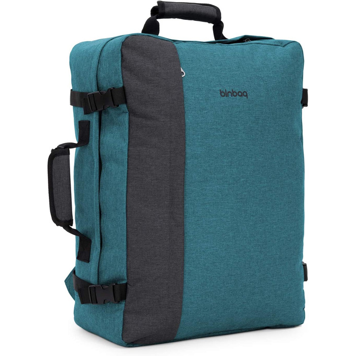 blnbag M3 – Компактний ультралегкий туристичний рюкзак 35 л, унісекс, аквазелений, з м'якими регульованими лямками або як сумка, для подорожей і спорту