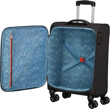 Валіза American Tourister Sea Seeker Spinner S 55 см 36 л, сіра (Charcoal Grey), ручна поклажа