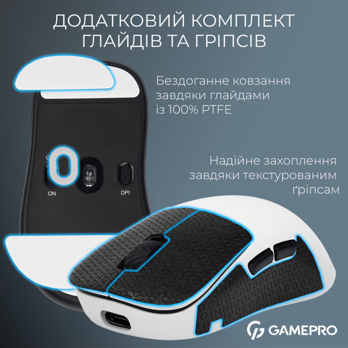Бездротова ігрова миша GamePro Asgard Loki (GM022W)