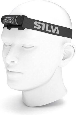 Ліхтар налобний Silva Explore 4RC, 400 люмен, акумуляторний, USB-зарядка, 3 режими яскравості, 3 кольори світіння (білий, червоний, зелений), для шолома, для пожежників, для велосипеда, для туризму