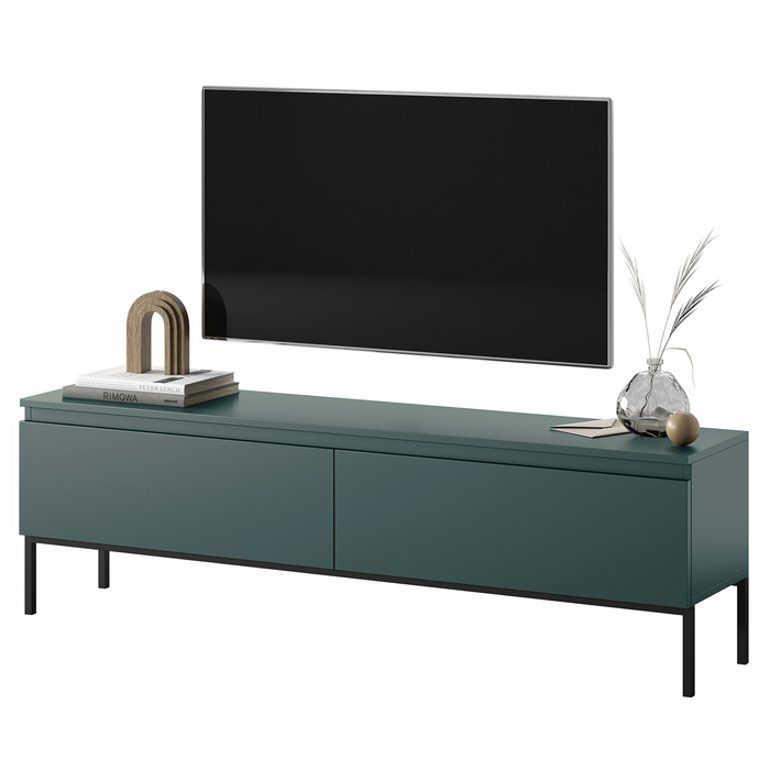 ТВ-тумба Bemmi 150 см, темно-зелена — Selsey Design