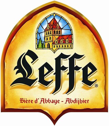 Набір келихів Leffe 33cl з підставками, 4 шт., великі келихи для пива