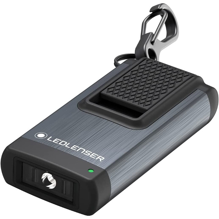 Ліхтар-брелок Ledlenser K4R, 120 люмен, 25 м, акумуляторний, USB зарядка, сірий