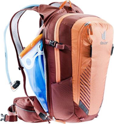 Жіночий велосипедний рюкзак Deuter Compact EXP 12 SL, 12 л, сієнна-червоний, для спорту і подорожей