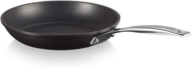Сковорода Le Creuset антипригарна алюмінієва, 28 см, для всіх типів плит, включно з індукцією, антрацит/срібло