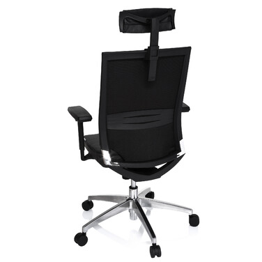 Офісне крісло / Крісло керівника PORTO MAX HIGH Leather Black HJH OFFICE
