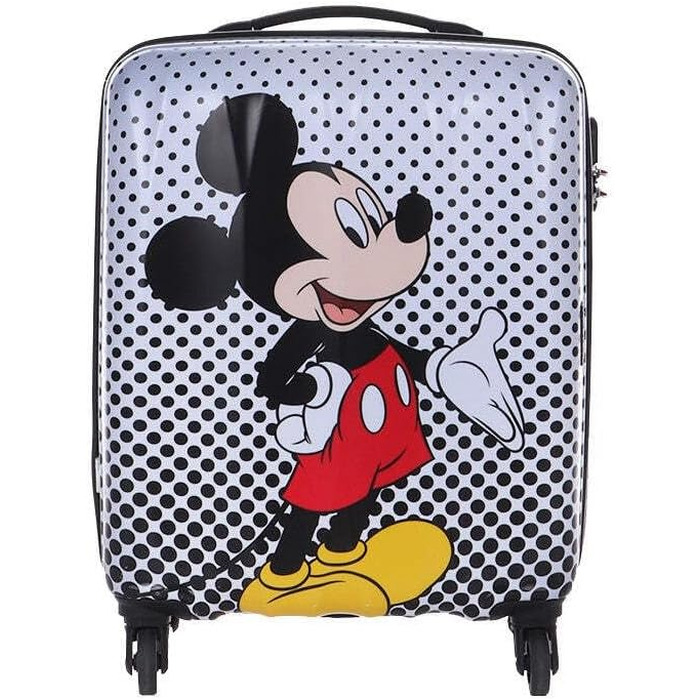 Дитяча валіза American Tourister Disney Legends Spinner S, 55 см, 36 л, багатоколірна (Mickey Mouse Polka Dot)