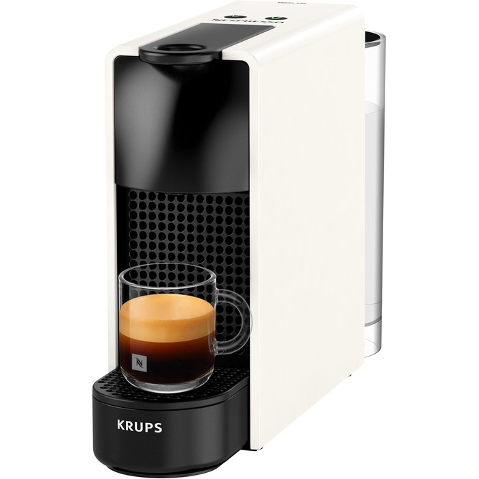Кавомашина Nespresso Essenza Mini Krups для еспресо та лунго, 19 бар, біла - компактна модель XN1101