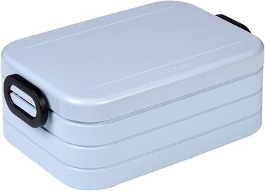 Ланчбокс Mepal Lunch to go Set з контейнером Lunchpot, великий бенто-бокс з відділеннями для дорослих, Old Nordic Blue, Medium