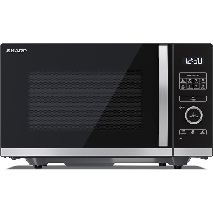 Мікрохвильова піч SHARP QS254AEB 900 Вт, 10 режимів, розморожування, чорна