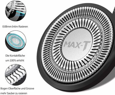 Змінні бритвені головки MAX-T RM 8101, електричні, білі