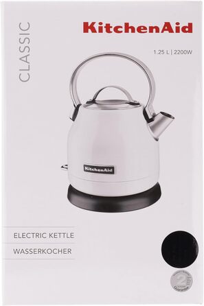 Електрочайник KitchenAid 5KEK1222EOB, 1.25 л, онікс чорний