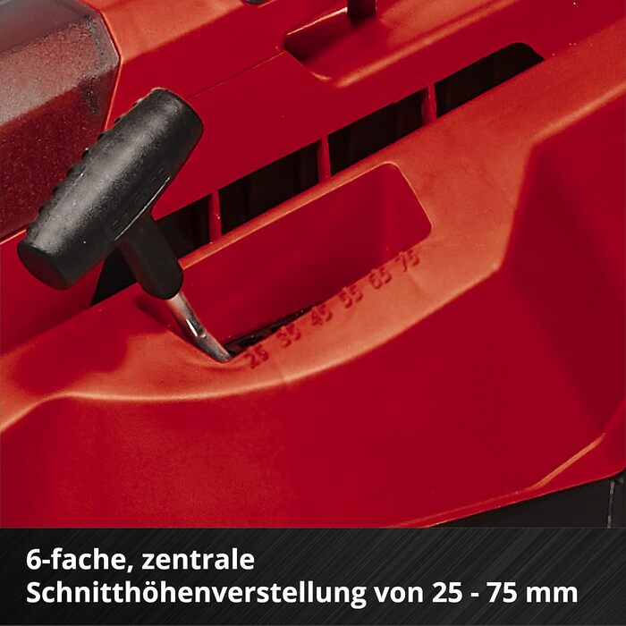 Акумуляторна газонокосарка Einhell RASARRO 36/38, 36В, 38 см, безщіткова, мульчування, 45 л, 2×4.0А·год, Twincharger, Power X-Change, для газонів до 450 м²