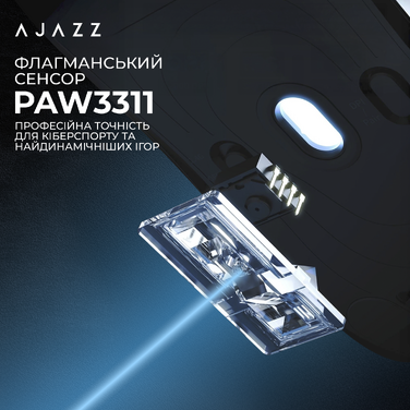 Бездротова миша Ajazz AJ200P Near Link AI MC White (AJ200P-NL-AI-MC-W)