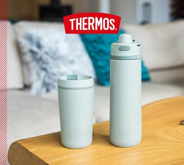 Термос GUARDIAN MUG 0,35 л, мат-зелений, ізолюючий термокружка з нержавіючої сталі з порошковим покриттям, сталевий термос, термокружка для кави на виніс, зручне використання, абсолютно герметична, придатна для миття в посудомийній машині 0,35Л Мат-зелени