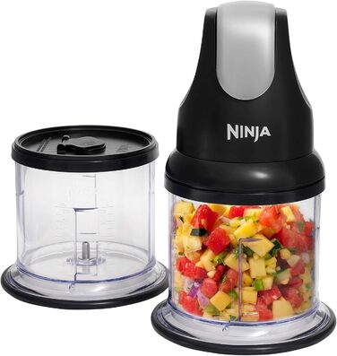 Електричний подрібнювач Ninja Express Chop Mini NJ1002EUBK – подрібнювач зелені та овочів, чорний
