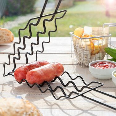 Набір для гриля InnovaGoods 12 предметів: шампури, щипці, лопатка, з нержавіючої сталі, з термостійкими ручками, у валізі, для гриля та барбекю