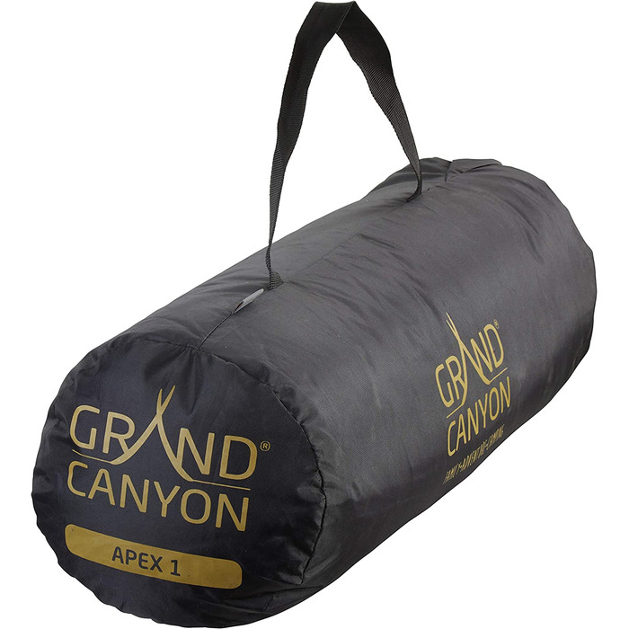 Намет Grand Canyon APEX 1 для 1-2 осіб, ультралегкий, водонепроникний, компактний, для трекінгу та кемпінгу, синій або оливковий