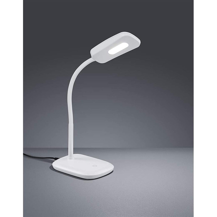 Настільна LED лампа Reality Leuchten Boa R52431101, акрилова, біла, 3.5 Вт, 25x11x36 см