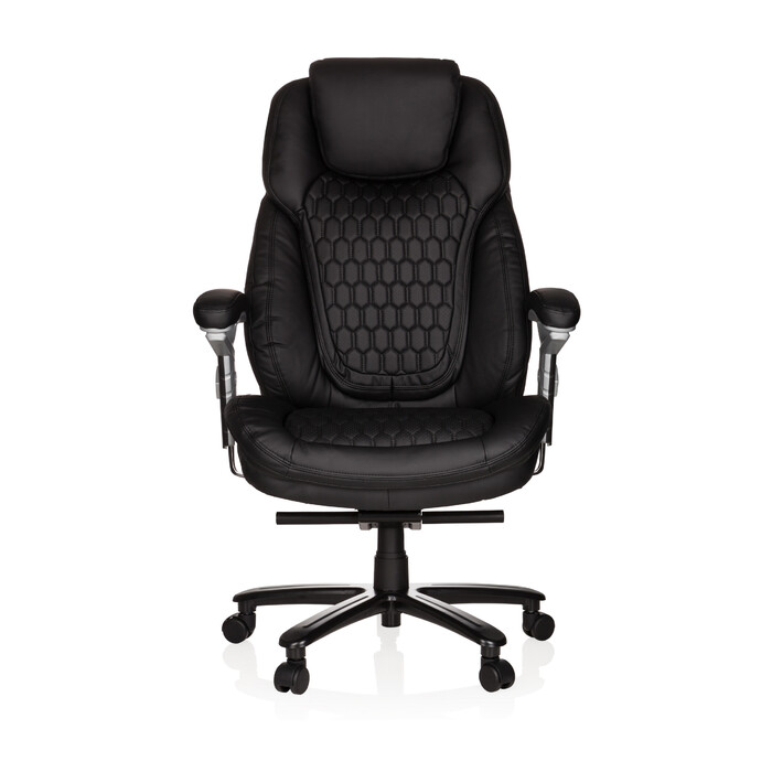 Крісло для шеф-кухаря XXL PULLMANN, штучна шкіра, чорне, hjh OFFICE