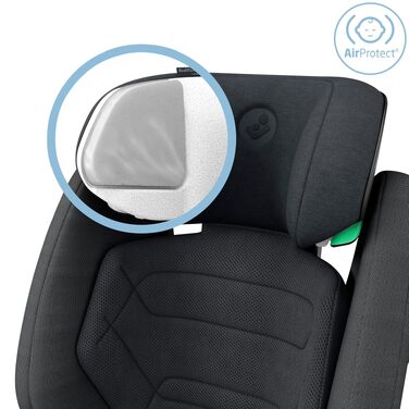 Дитяче автокрісло Maxi-Cosi RodiFix Pro² i-Size (100–150 см, 3.5–12 років) з ISOFIX, ClimaFlow та захистом G-CELL, Graphite