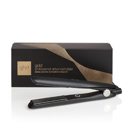 ghd Gold Професійний випрямляч для волосся, 185°C, двозонна технологія, чорний, для вирівнювання, завивки та хвиль, нова упаковка