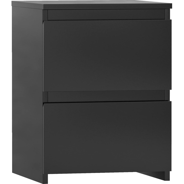 Тумба приліжкова Vida Designs Denver, чорна, 40х29,5х29,5 см