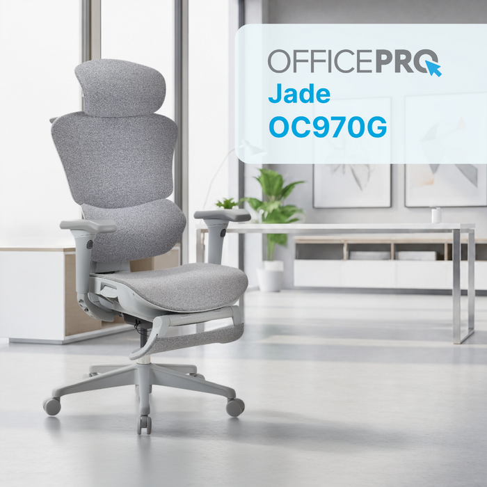 Крісло офісне OfficePro Jade OC970G Gray