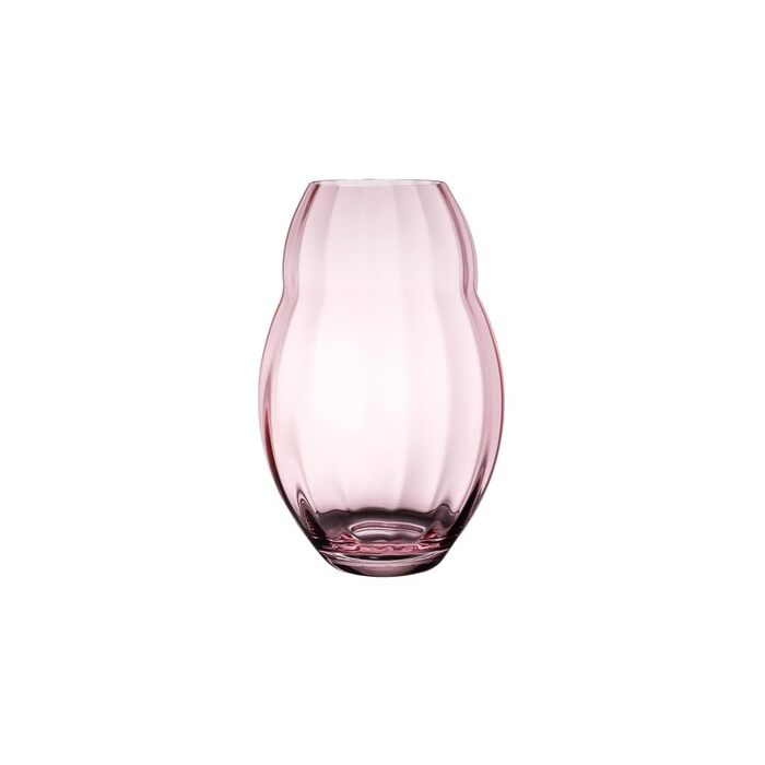 Ваза Villeroy & Boch Rose Garden 20 см рожева, скляна ваза для квітів, декор для дому та столу, кришталь