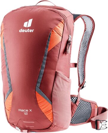Велосипедний рюкзак deuter Race X 12 л, червоно-помаранчевий