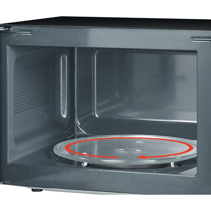 Мікрохвильова піч з грилем Silva-Homeline MWG-E 20.8 INOX, 20 л, 800-1000 Вт, нержавіюча сталь, LCD-дисплей, синя