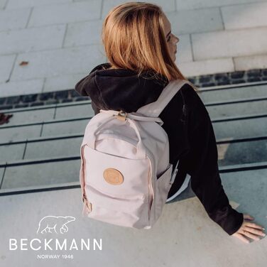 Рюкзак BECKMANN NORWAY City Light рожевий, міський стиль, легкий