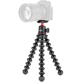 Гнучкий штатив JOBY GorillaPod 3K Kit з кульовою головкою для дзеркальних та бездзеркальних камер, навантаження до 3 кг, чорний, виробництво Італія