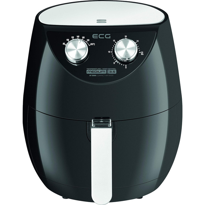 Фритюрниця ECG AF 3500 з гарячим повітрям, чорна