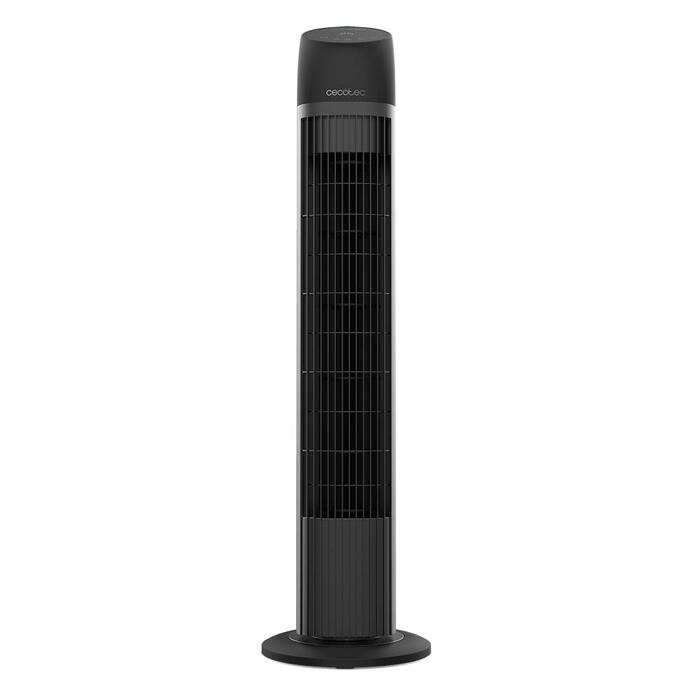 Вентилятор Cecotec EnergySilence 8050 SkyLine Smart з пультом та таймером, 45 Вт, мідний двигун, 3 швидкості, чорний