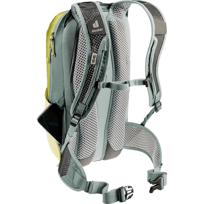 Велосипедний рюкзак Deuter Race 12, 12 л, зелений (Sprout-ivy), легкий, спортивний