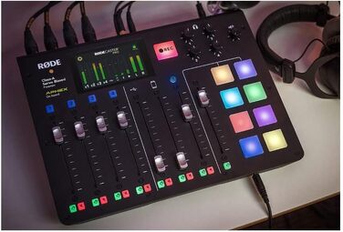 RØDE RØDECaster Duo: Комплект для подкастів, стрімінгу та музичного продакшну (Чорний)