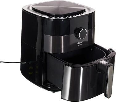 Фритюрниця Arzum Airtasty AR2074-G, без масла, XL об'єм, цифрове керування, 8 програм, срібляста